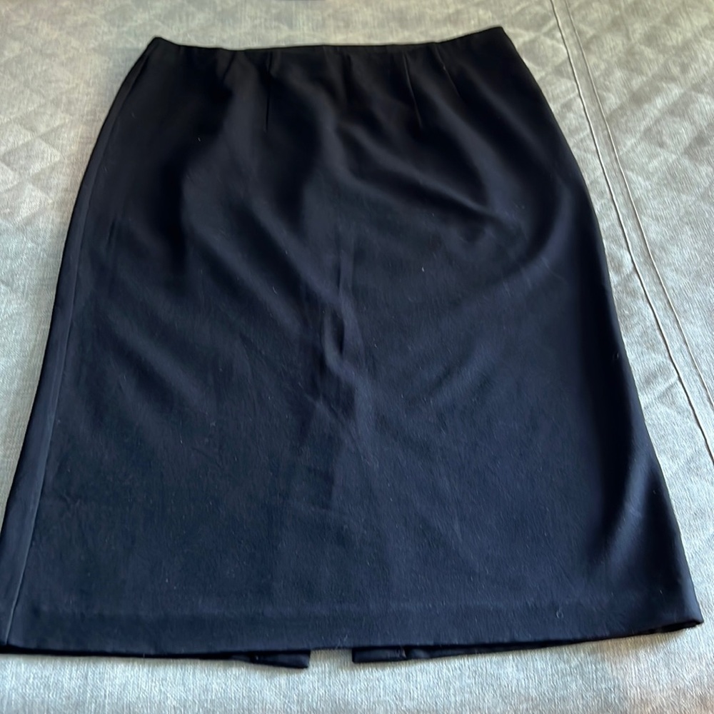 Eileen Fisher Black Pencil Skirt
